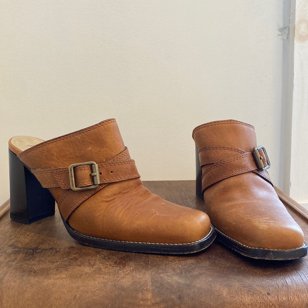 Vintage Michael Kors leather mules